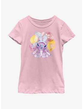 Disney Lilo & Stitch Angel Easter Eggs Youth Girls T-Shirt, , hi-res