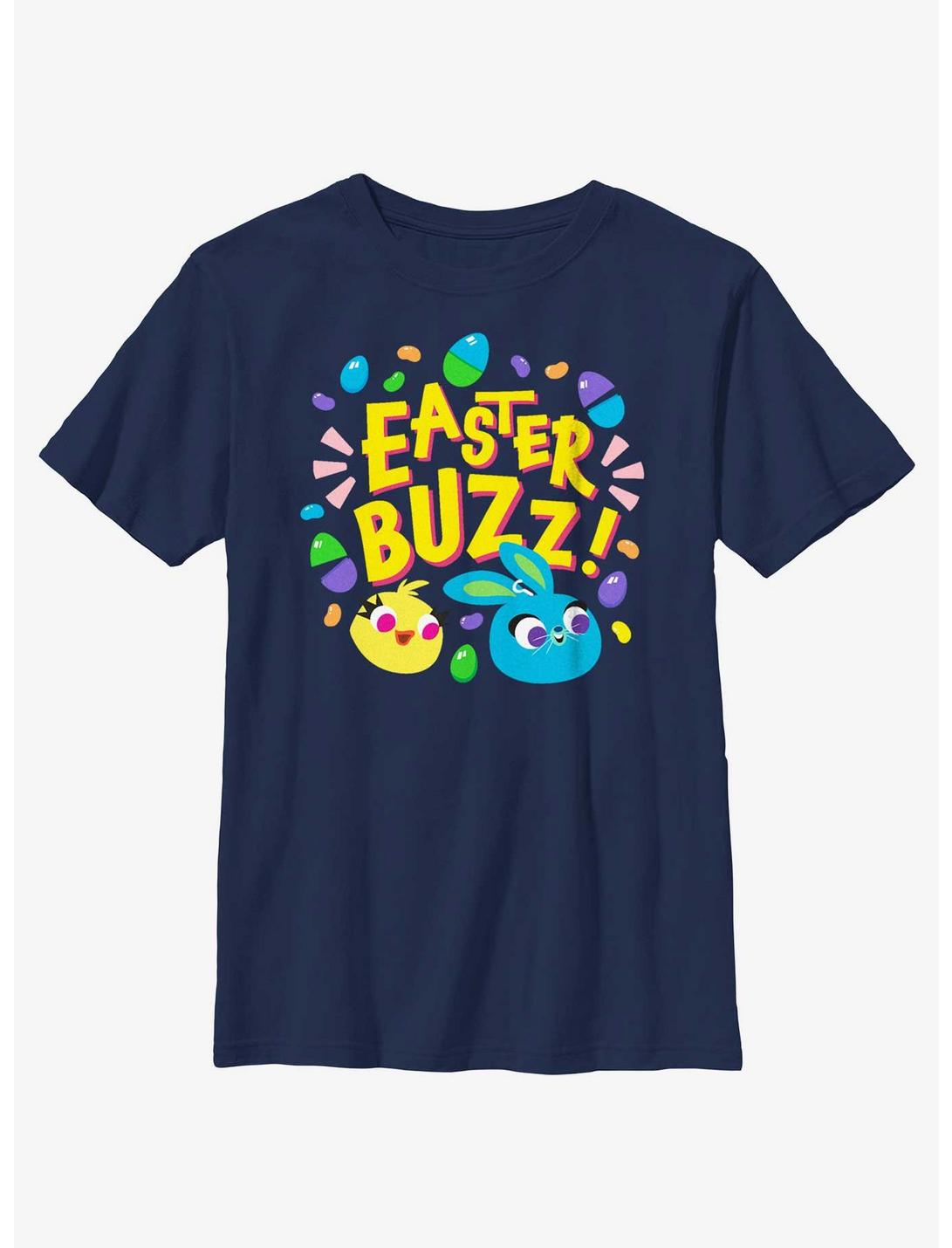 Disney Pixar Toy Story 4 Easter Buzz Youth T-Shirt, NAVY, hi-res
