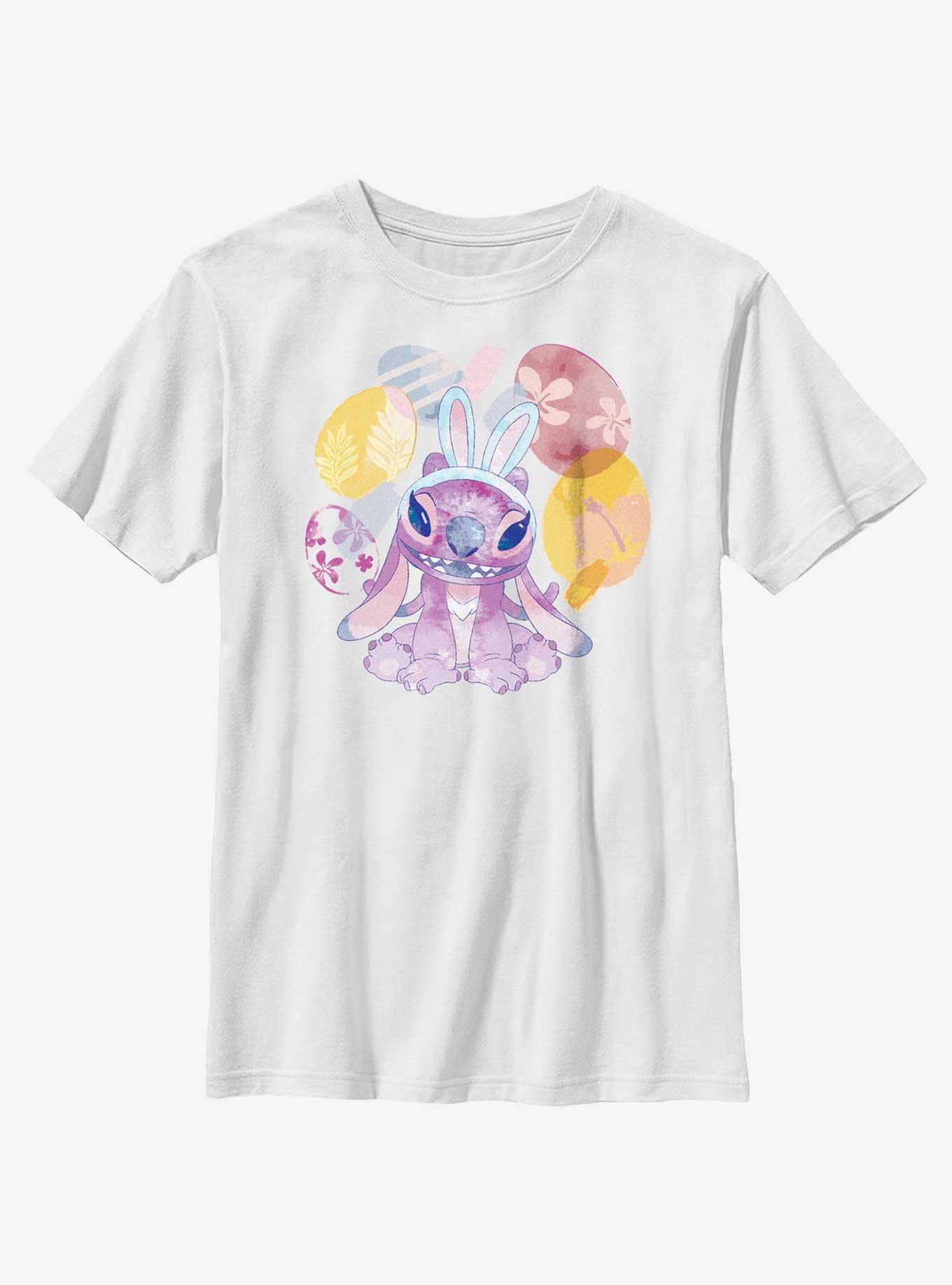 Disney Lilo & Stitch Angel Easter Eggs Youth T-Shirt, , hi-res