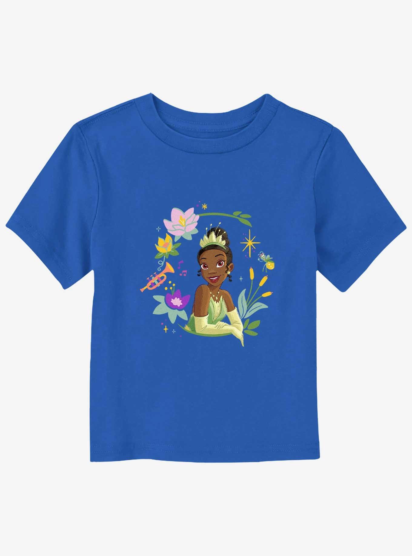 Disney Princesses Tiana Bust Toddler T-Shirt, ROYAL, hi-res