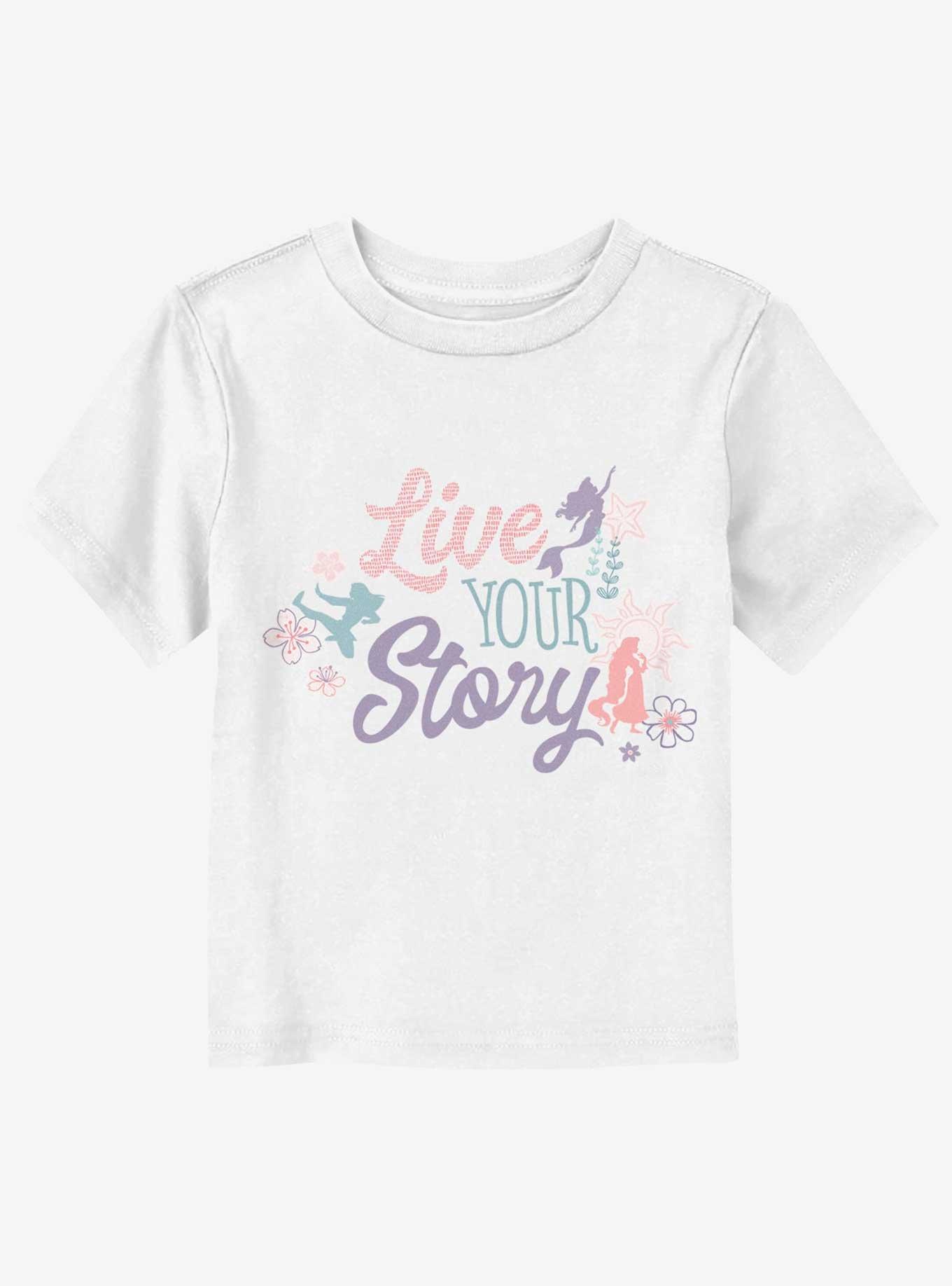 Disney Princesses Live Your Story Toddler T-Shirt, WHITE, hi-res