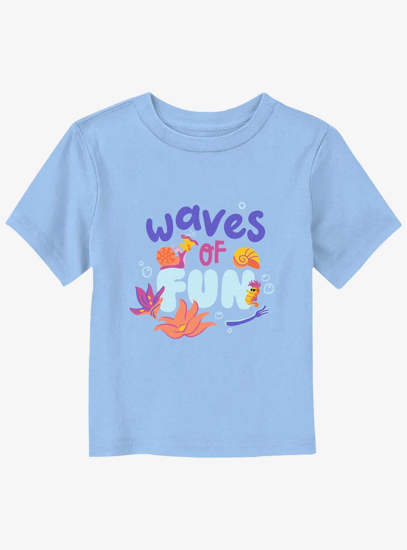 Disney Princesses Waves Of Fun Toddler T-Shirt, LT BLUE, hi-res