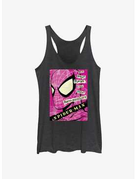 Marvel Spider-Man Power And Responsibility Quote Girls Tank, , hi-res