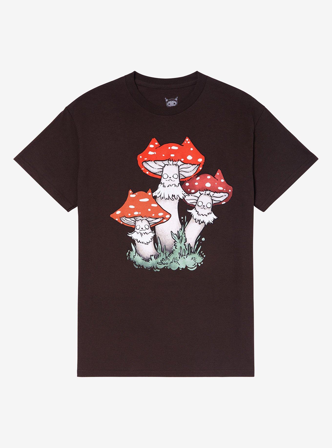 Kitty Mushroom Creature T-Shirt By Guild Of Calamity, , hi-res