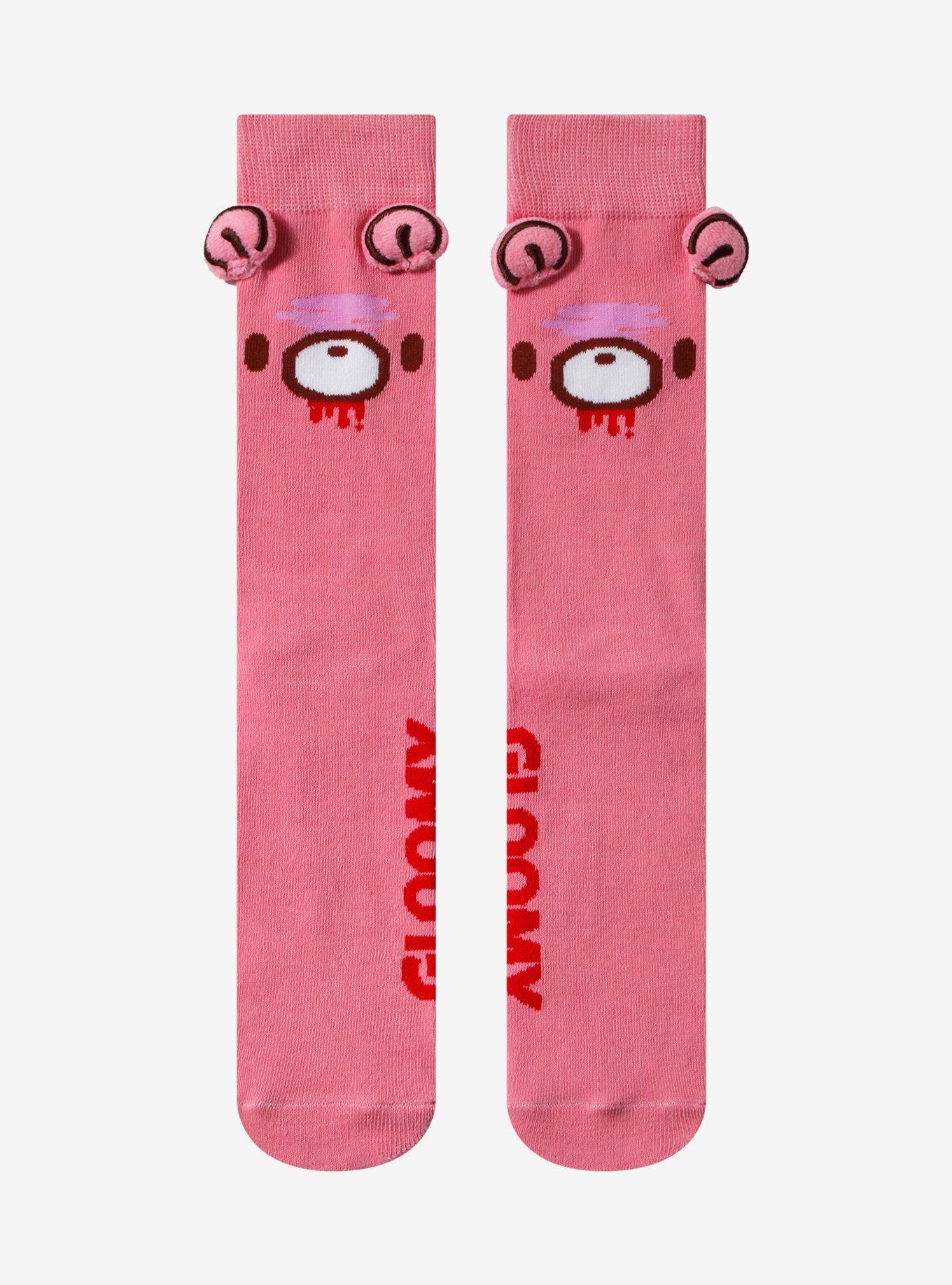 Gloomy Bear 3D Ear Crew Socks, , hi-res