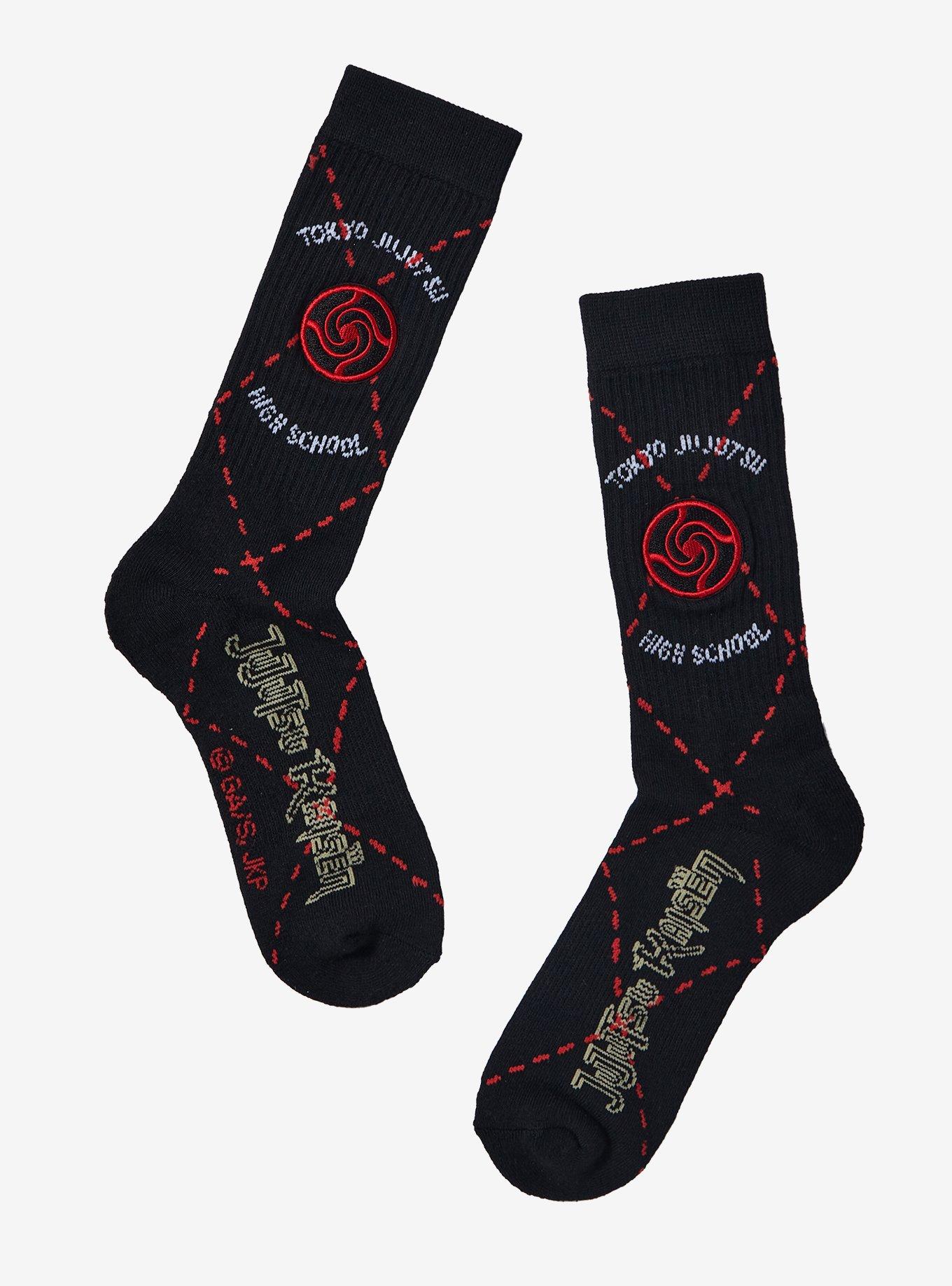 Jujutsu Kaisen Tokyo Argyle Crew Socks, , hi-res