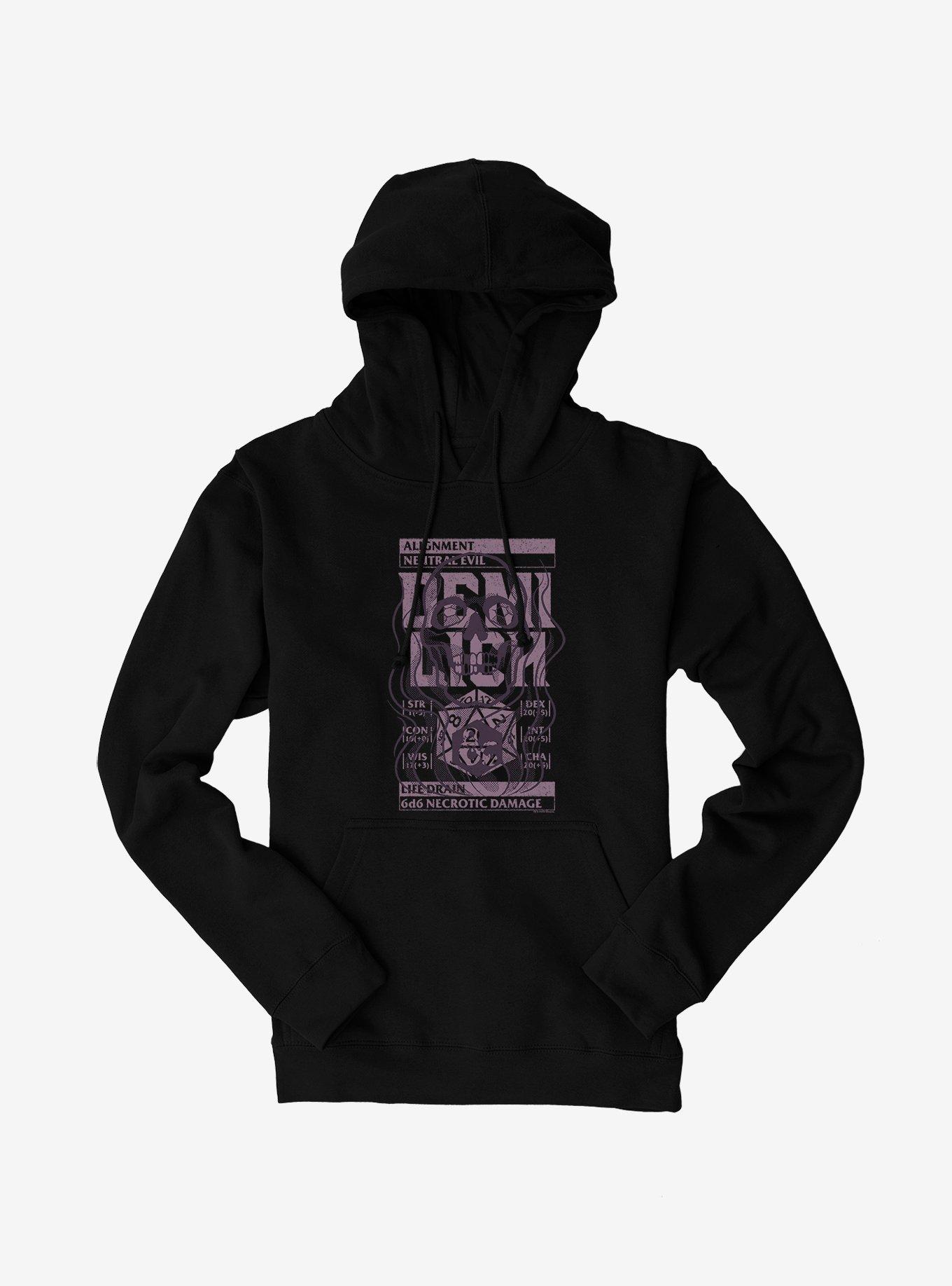 Dungeons & Dragons Demilich Stats Stamp Hoodie, , hi-res