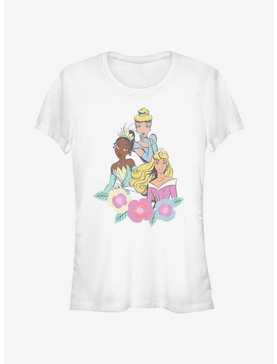 Disney Sleeping Beauty Tiana and Cinderella Group Pic Girls T-Shirt, , hi-res