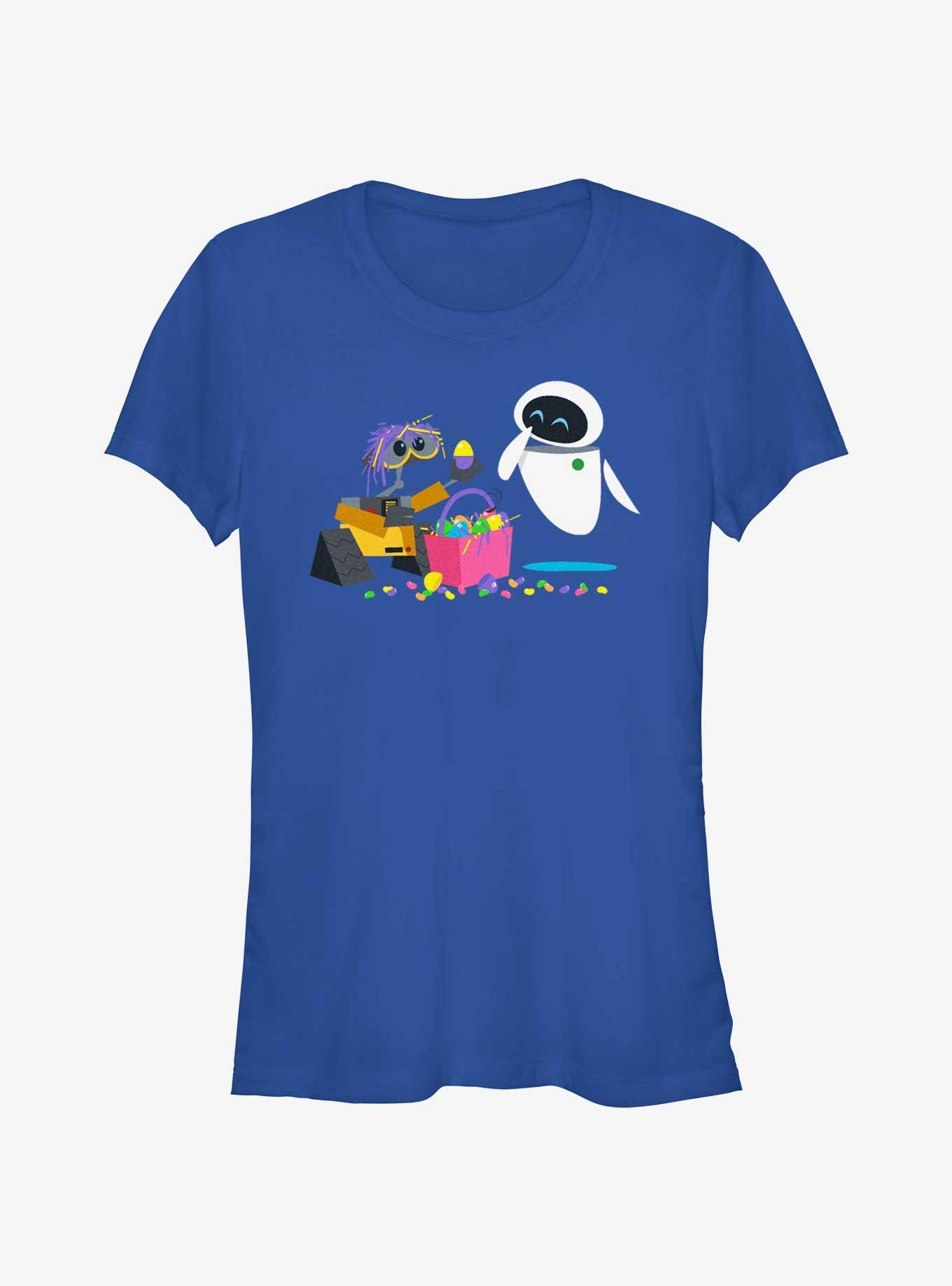 Disney Pixar WALL-E Egg Basket Girls T-Shirt, ROYAL, hi-res