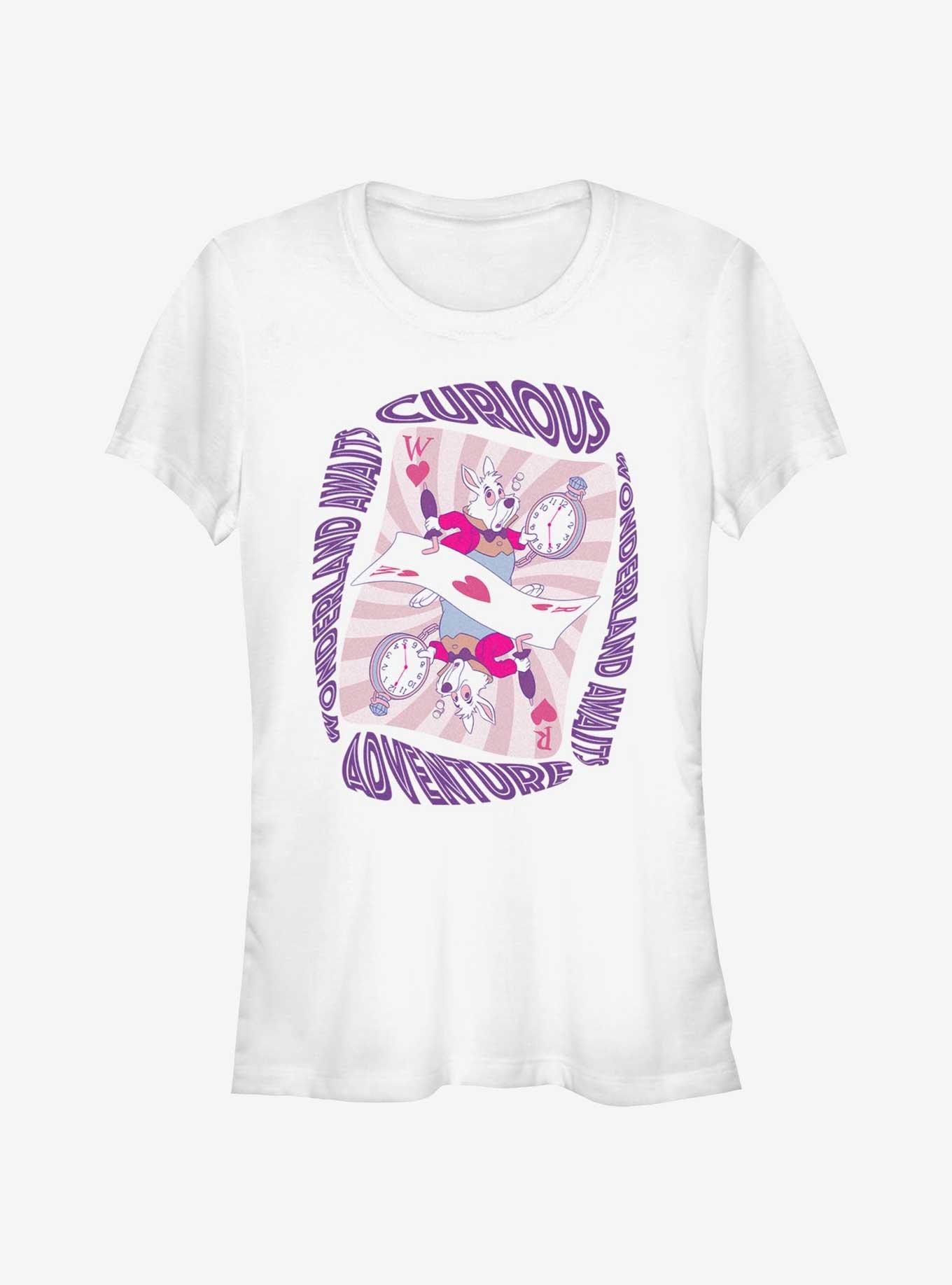 Disney Alice in Wonderland Rabbit Curious Adventure Girls T-Shirt, , hi-res