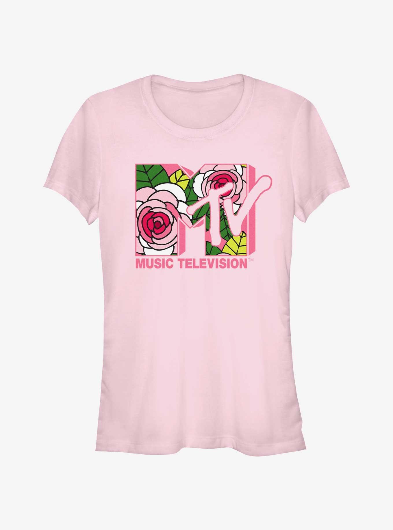 MTV Floral Logo Girls T-Shirt, , hi-res