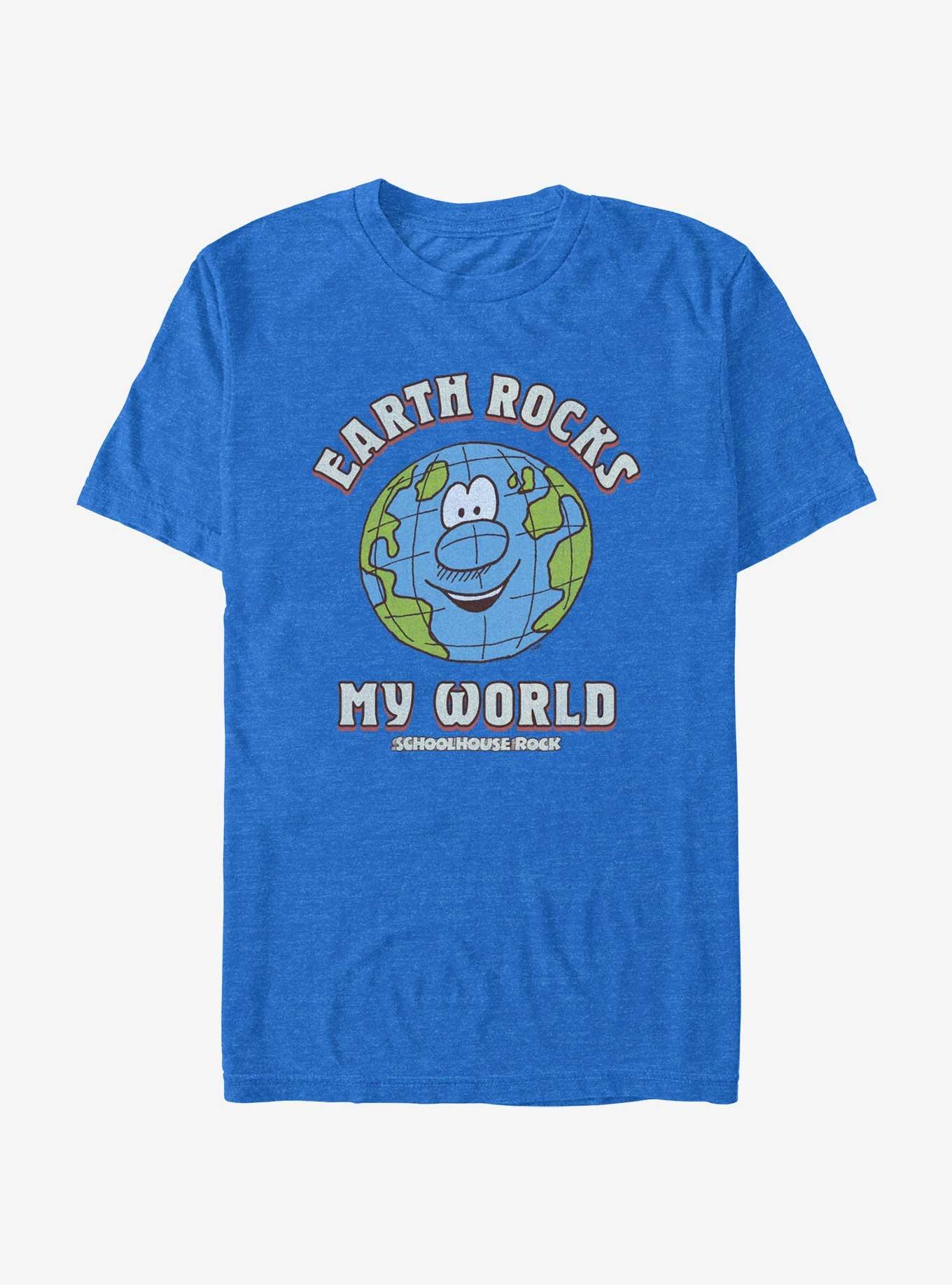 Schoolhouse Rock Earth Rocks My World T-Shirt, ROY HTR, hi-res