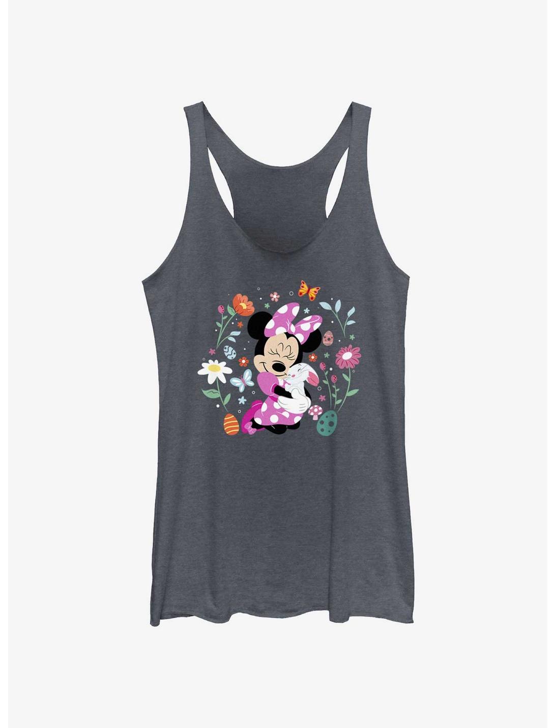 Disney Minnie Mouse Hug Bunny Girls Tank, NAVY HTR, hi-res