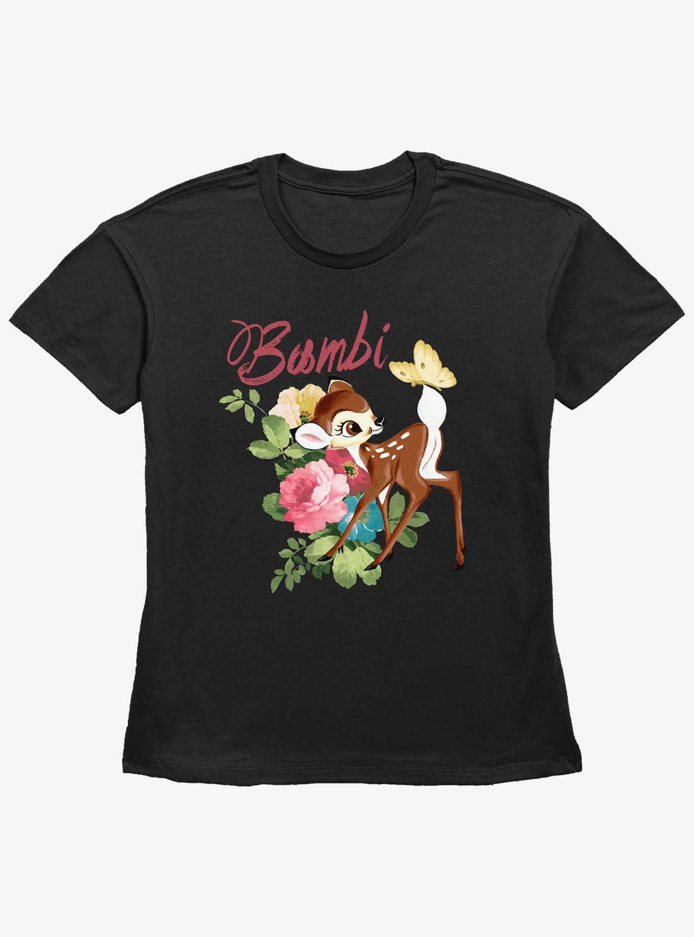 Disney Bambi Butterfly Friend Girls Straight Fit T-Shirt