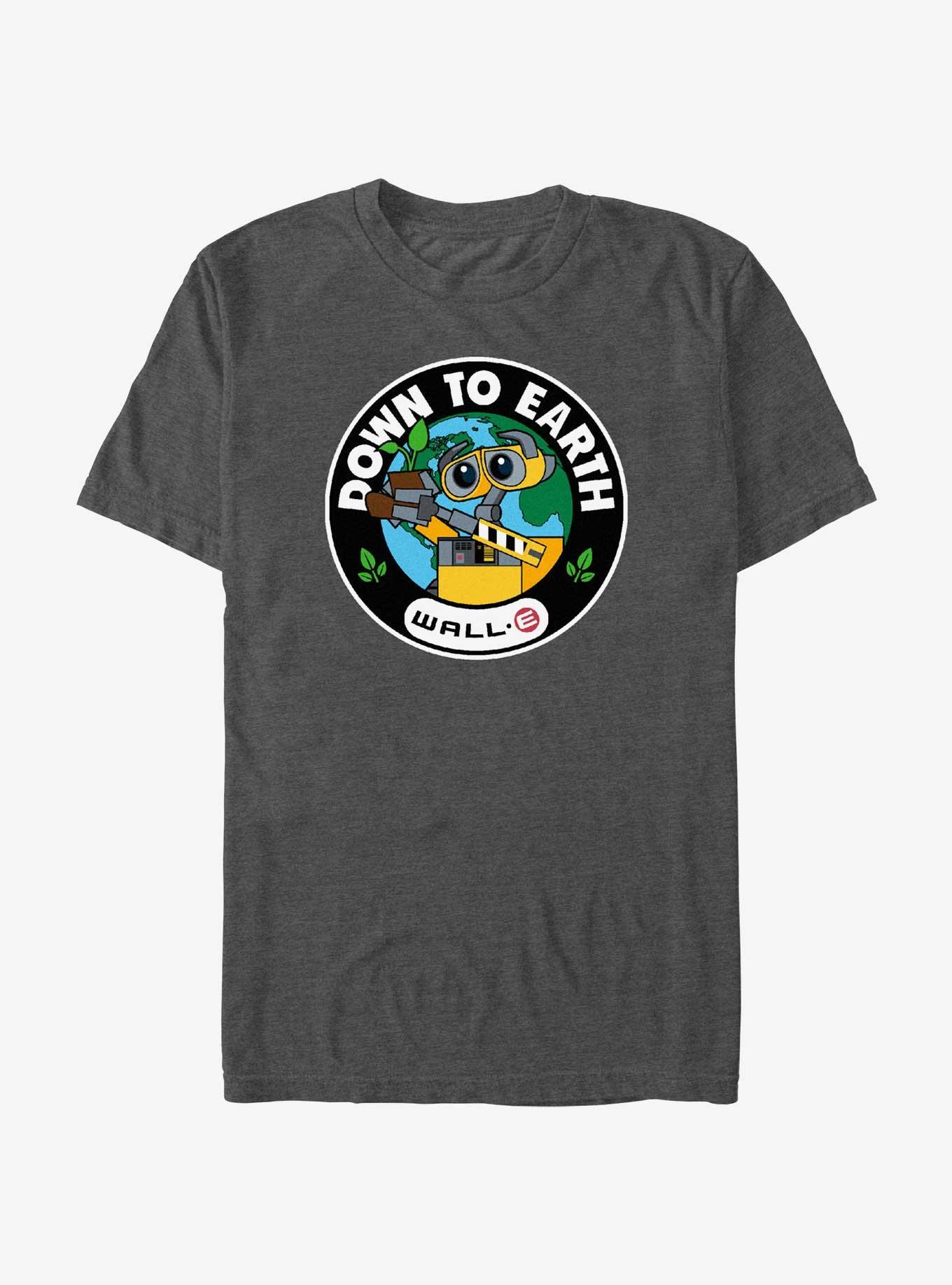 Disney Pixar WALL-E Down To Earth T-Shirt, CHAR HTR, hi-res