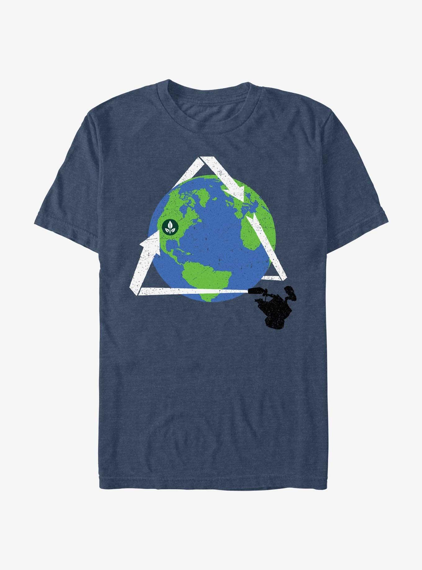 Disney Pixar WALL-E Recyle T-Shirt, NAVY HTR, hi-res