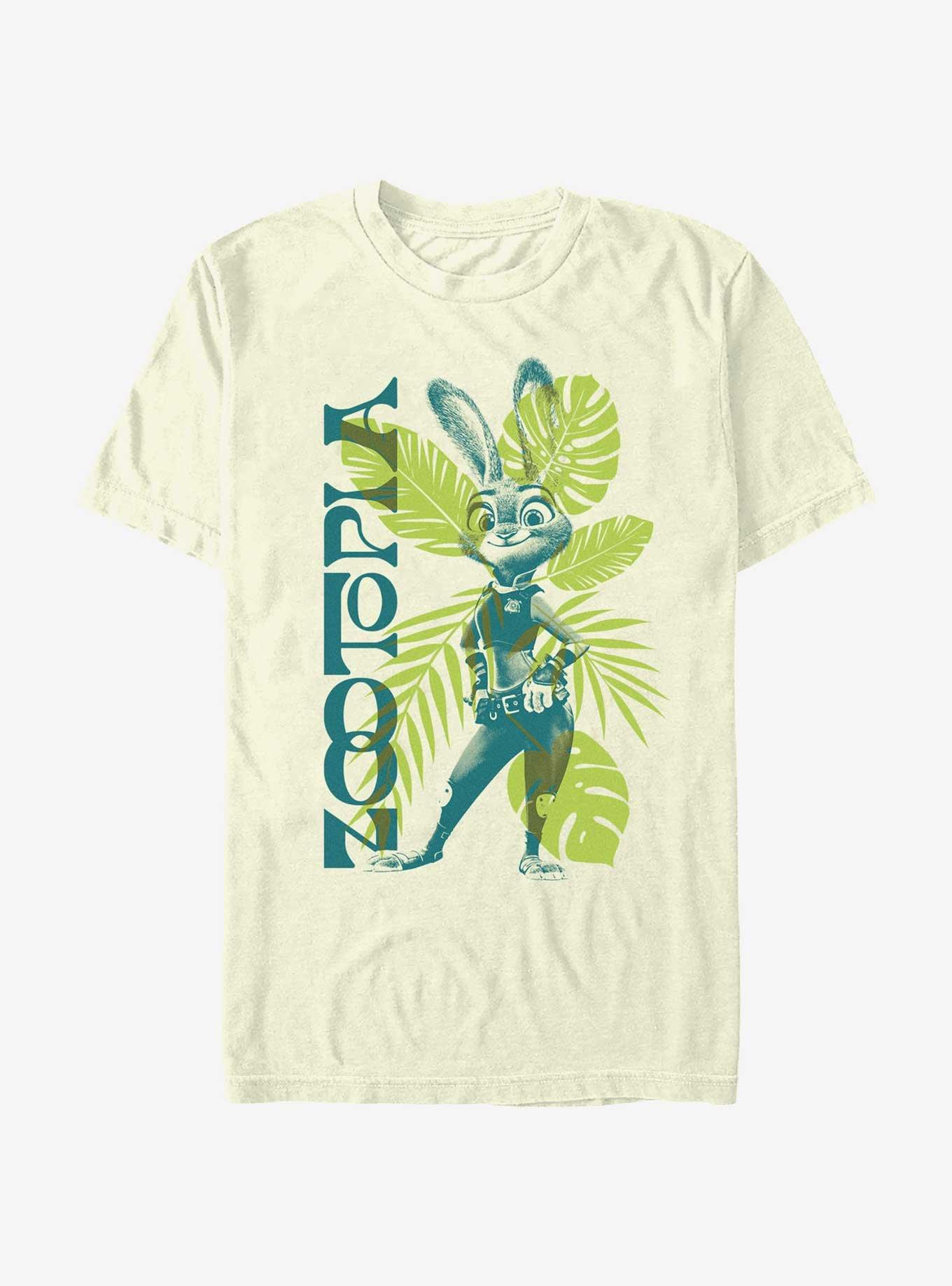 Disney Zootopia Tropical Judy Hopps T-Shirt, NATURAL, hi-res
