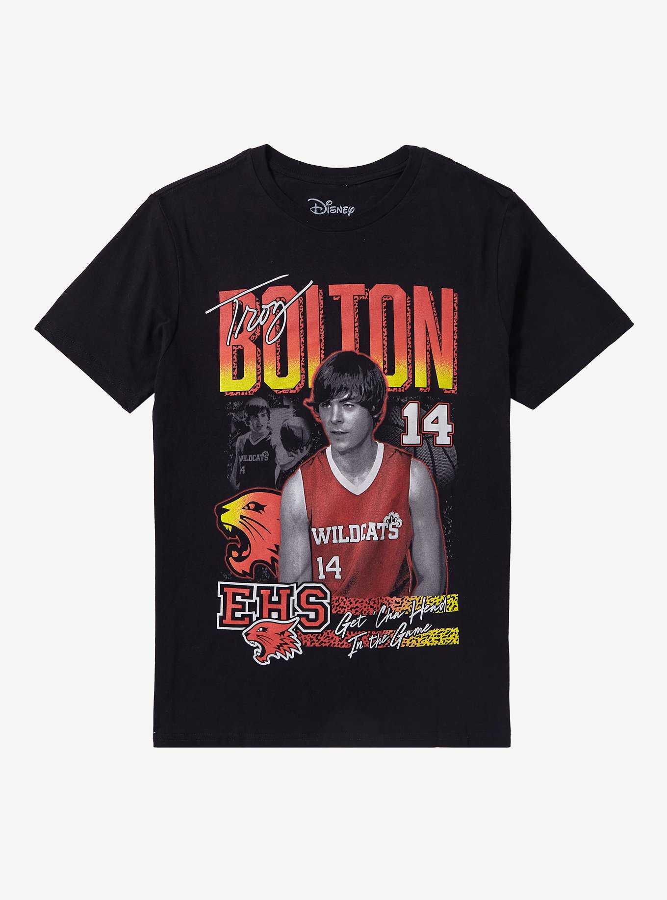 Disney High School Musical Troy Bolton Boyfriend Fit Girls T-Shirt, , hi-res