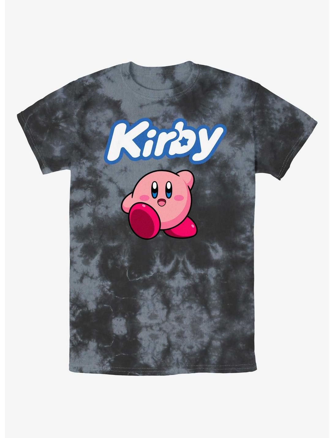 Kirby Pose Tie-Dye T-Shirt, BLKCHAR, hi-res