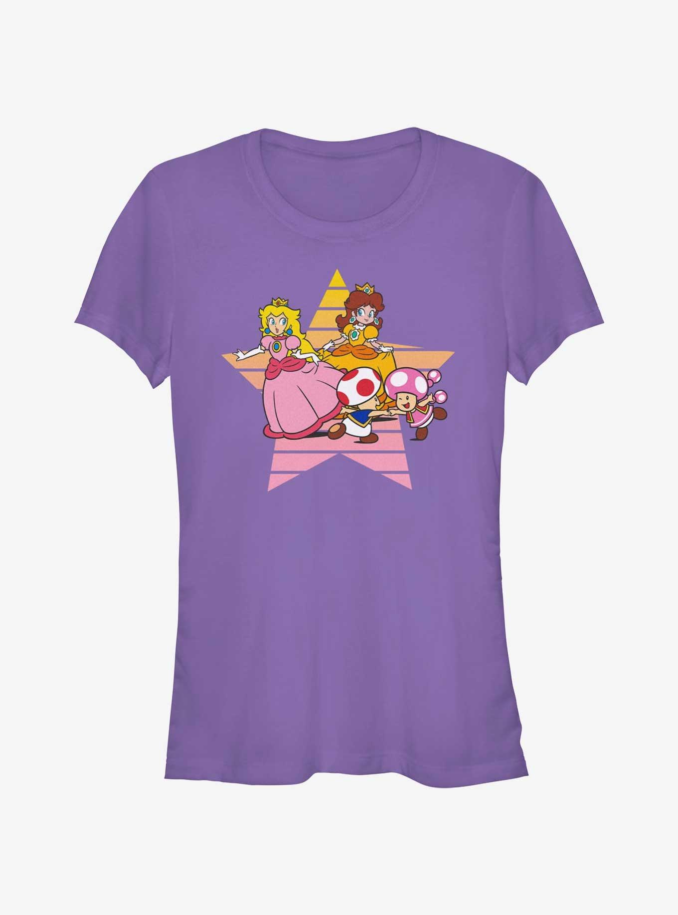 Nintendo Princess Peach & Daisy Star Girls T-Shirt