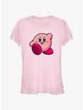 Kirby Waving Girls T-Shirt, LIGHT PINK, hi-res
