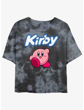 Kirby Pose Girls Tie-Dye Crop T-Shirt, , hi-res