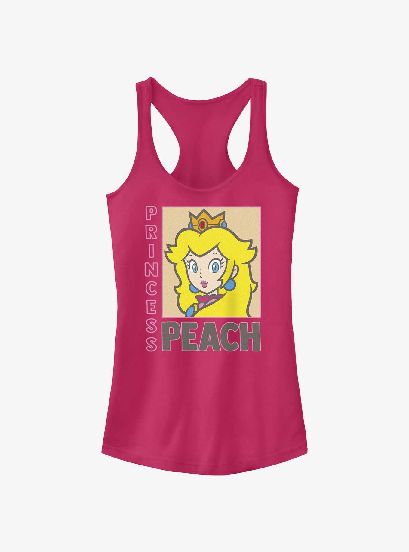 Nintendo Framed Princess Peach Girls Tank, , hi-res