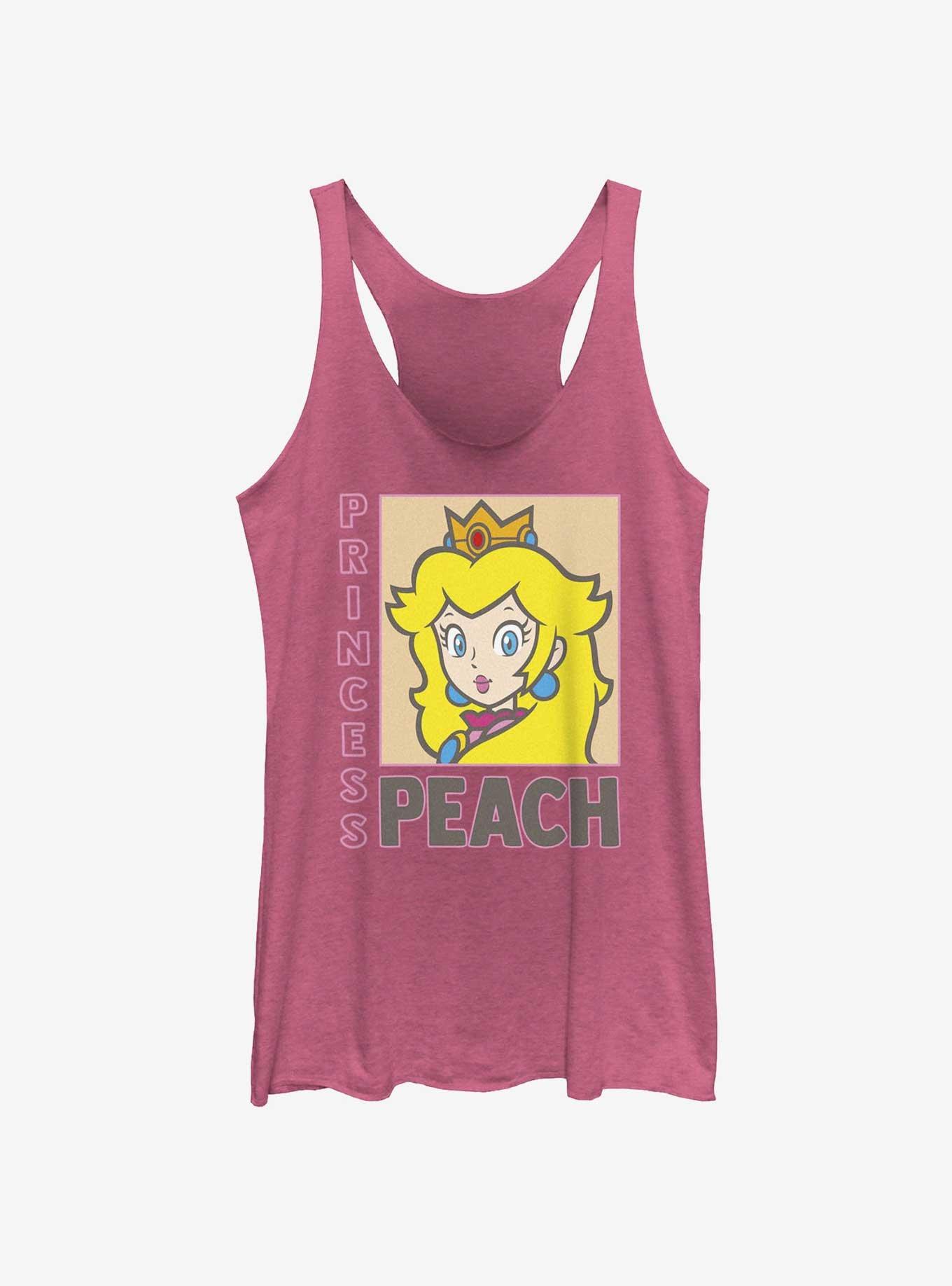 Nintendo Framed Princess Peach Girls Tank, , hi-res