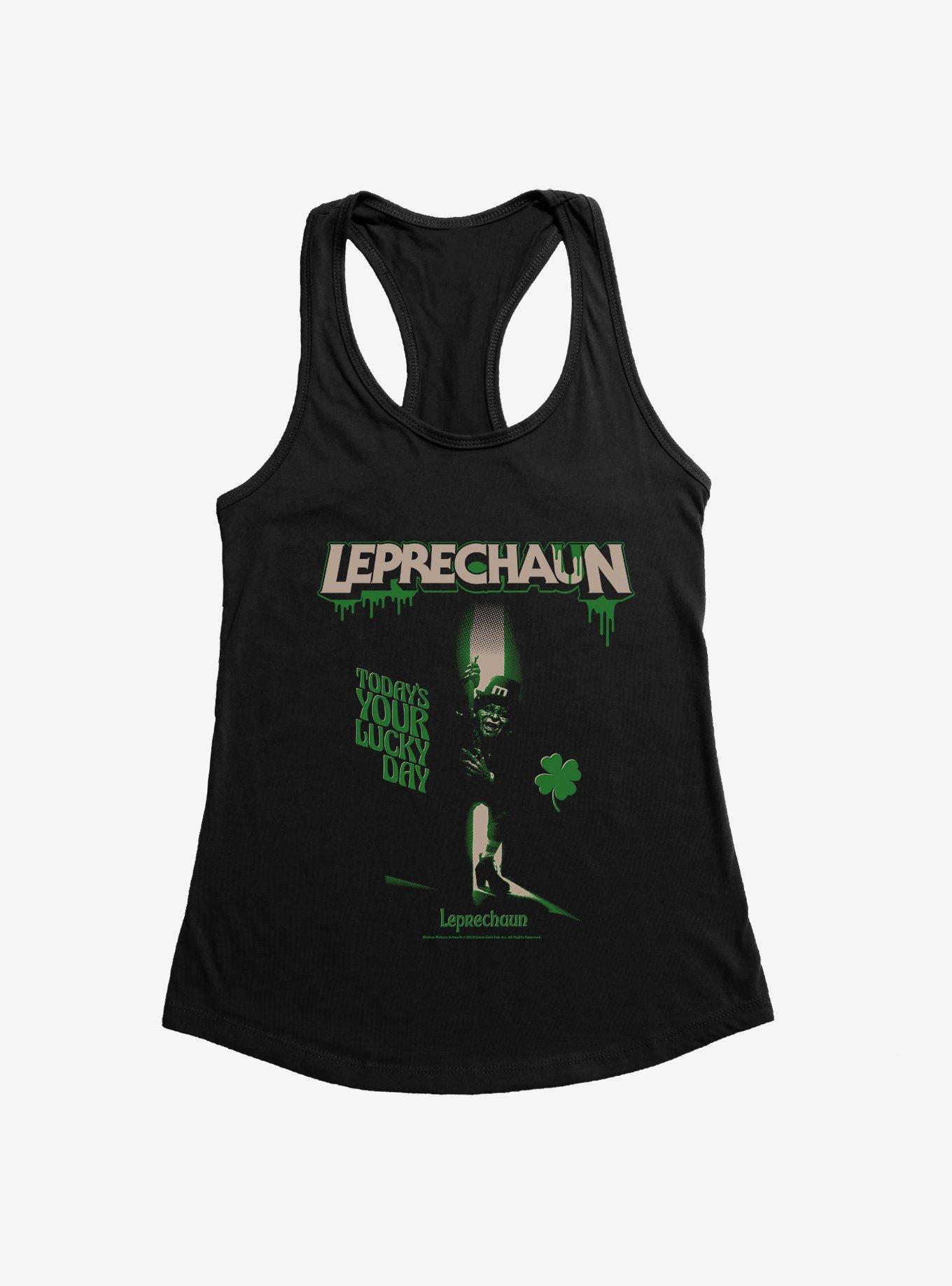 Leprechaun Lucky Day Clover Girls Tank, , hi-res