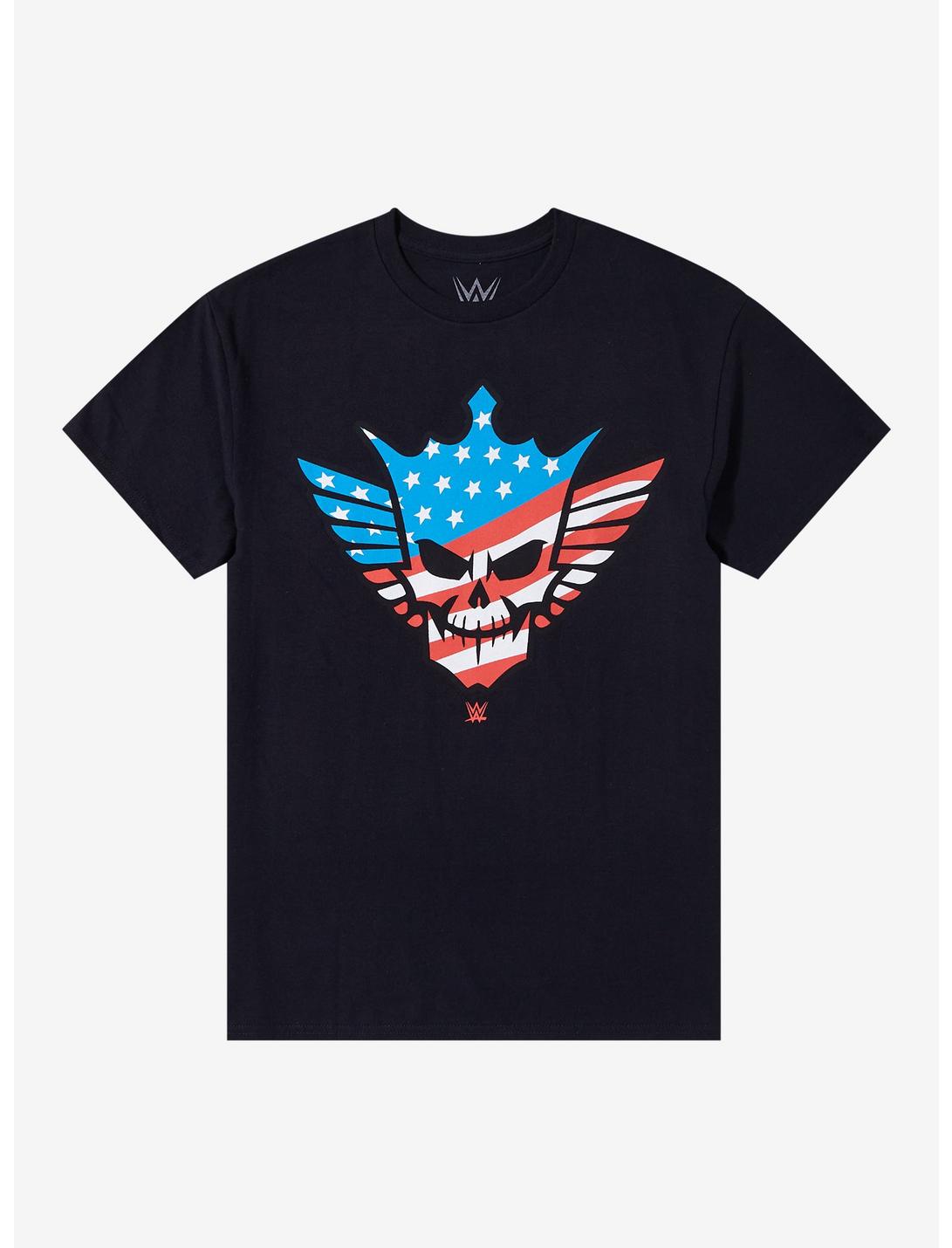 WWE Cody Rhodes Skull Logo T-Shirt, BLACK, hi-res