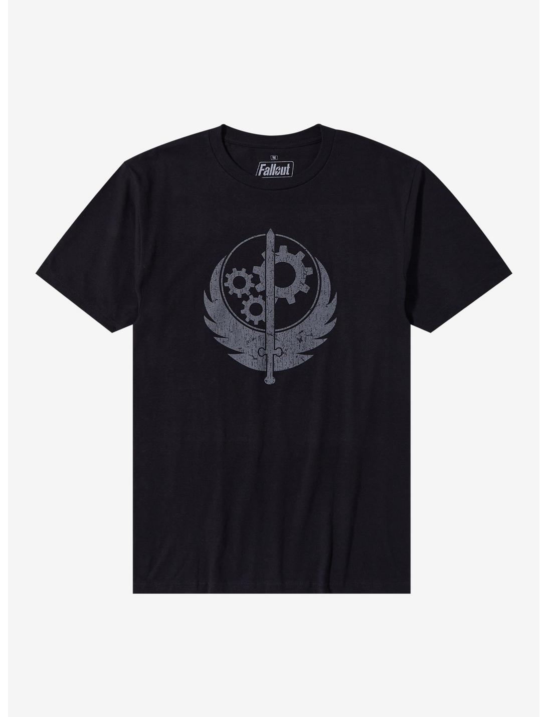 Fallout: Brotherhood Of Steel Logo T-Shirt, BLACK, hi-res
