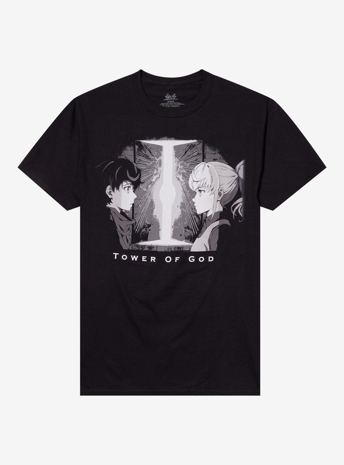 Tower Of God Bam & Rachel Black & White T-Shirt, , hi-res