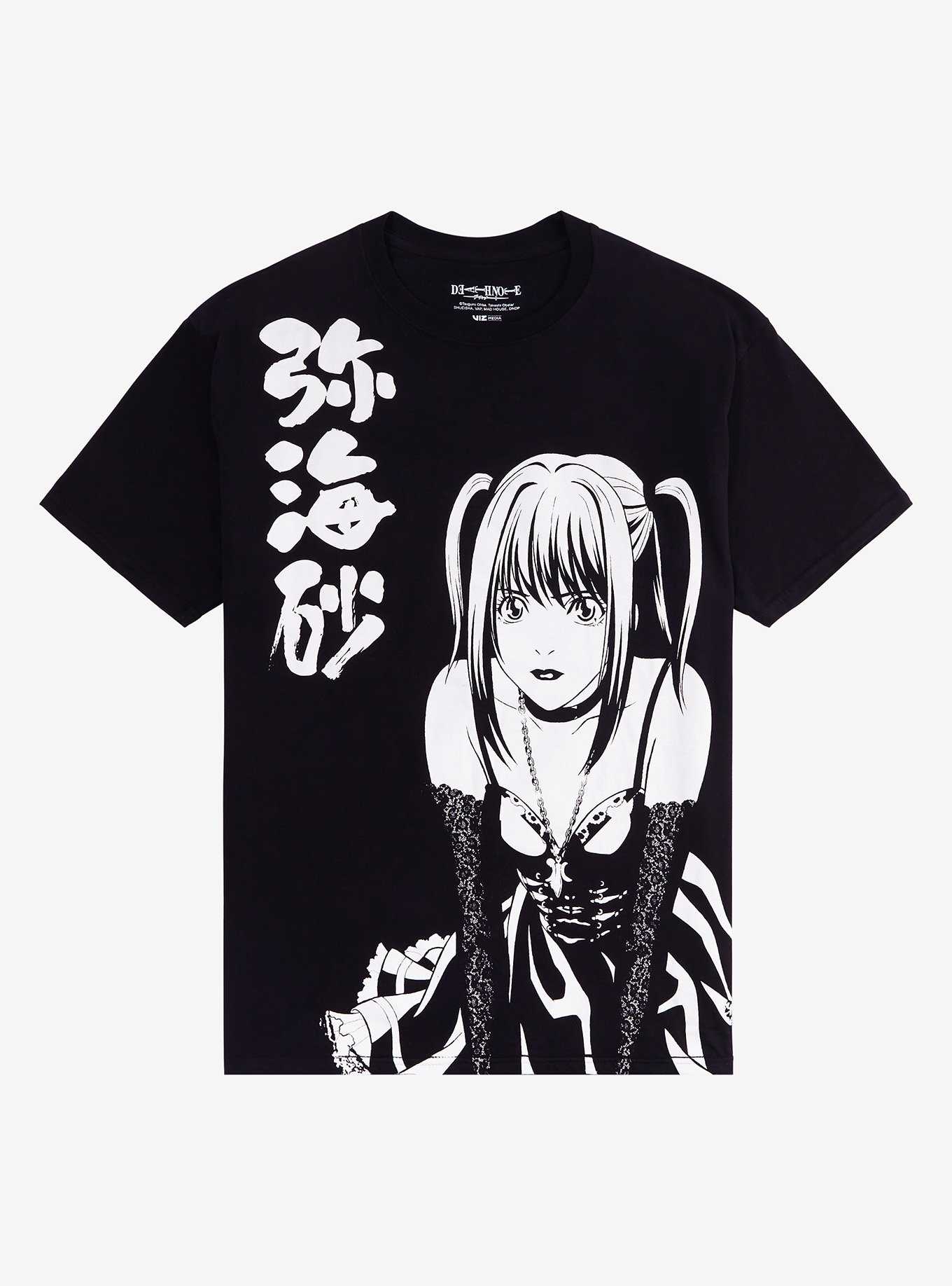 Death Note Misa Black & White T-Shirt, , hi-res