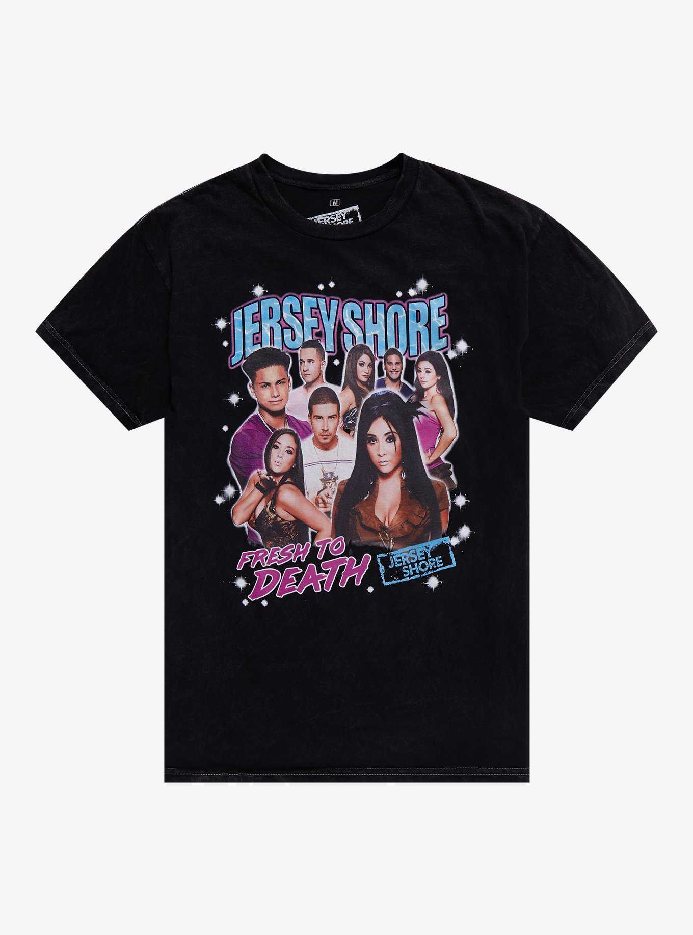 Jersey Shore Fresh To Death Collage T-Shirt, , hi-res