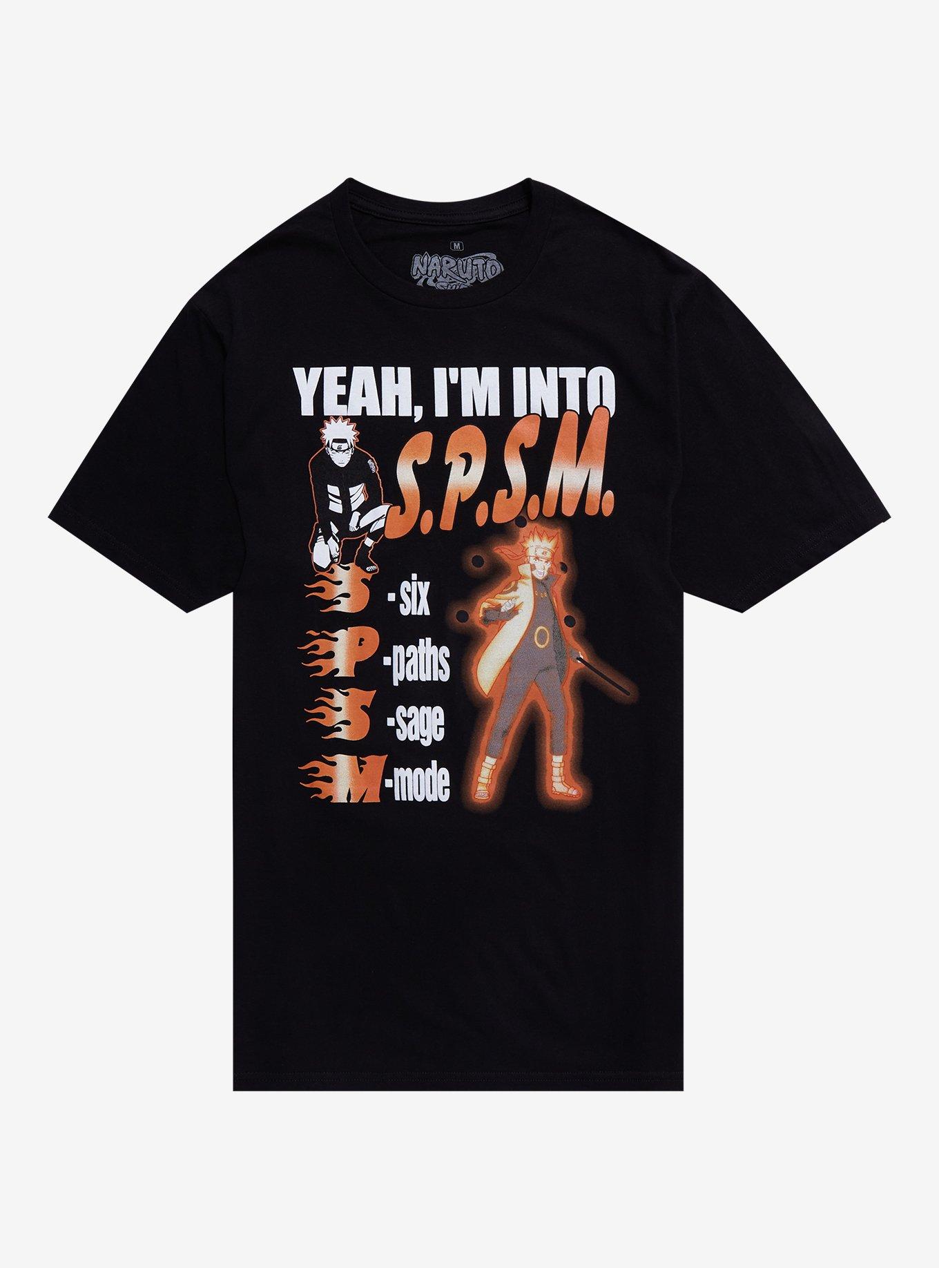Naruto Shippuden SPSM T-Shirt, BLACK, hi-res