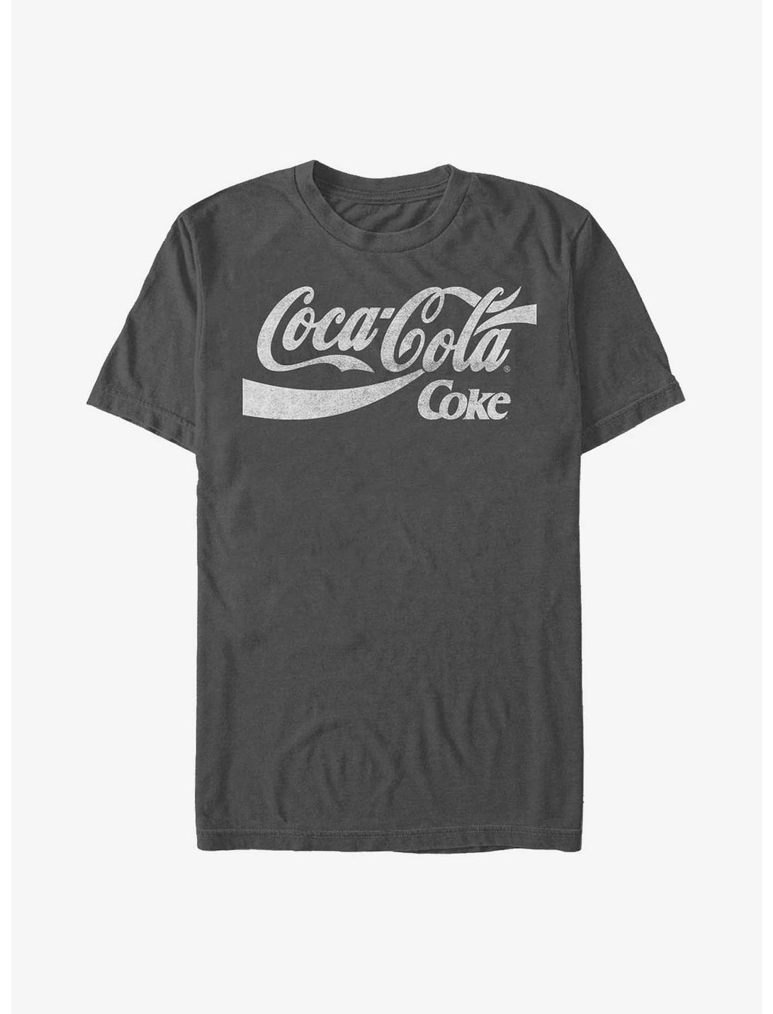 Coca-Cola Two Coke Logos T-Shirt, CHARCOAL, hi-res
