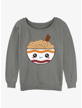 Maruchan Noodle Bowl Girls Slouchy Sweatshirt, , hi-res