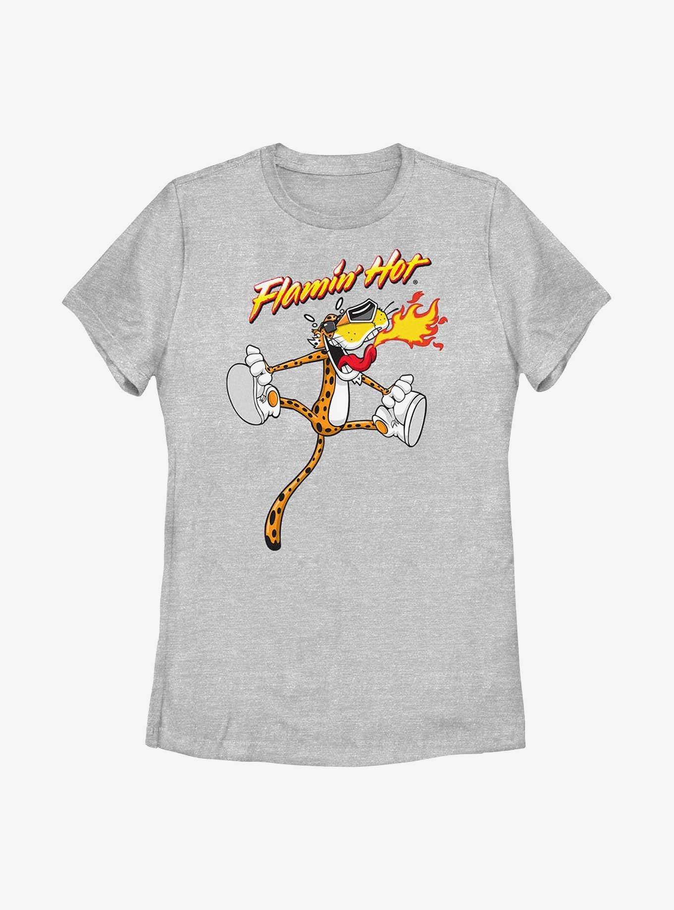 Cheetos Chester Flamin' Hot Breath Womens T-Shirt