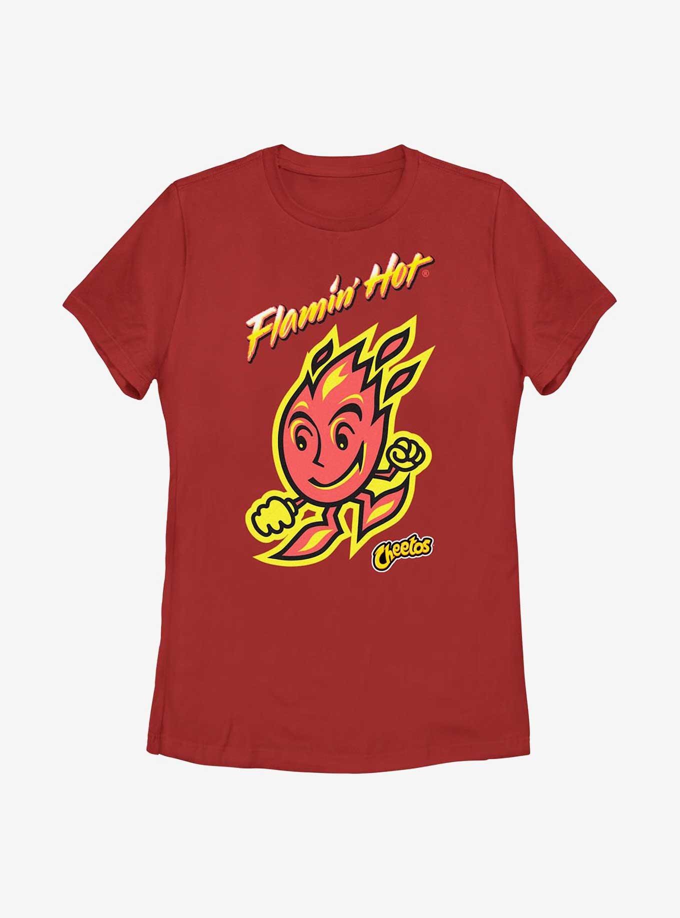 Cheetos Flaming Fire Womens T-Shirt