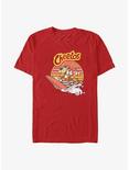 Cheetos Surfing Chester Catching Waves T-Shirt, RED, hi-res