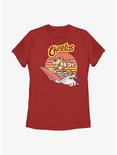 Cheetos Surfing Chester Catching Waves Womens T-Shirt, RED, hi-res