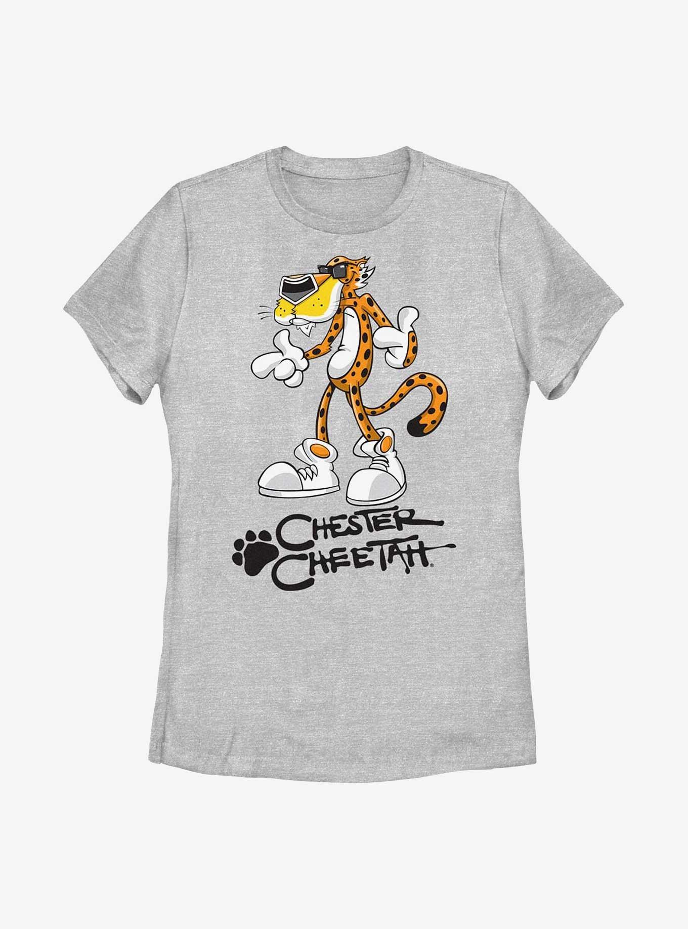 Cheetos Standing Chester Cheetah Womens T-Shirt, ATH HTR, hi-res