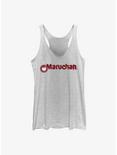 Maruchan Simple Logo Womens Tank Top, WHITE HTR, hi-res