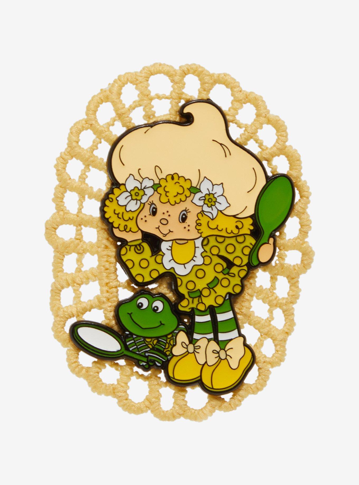 Strawberry Shortcake Lemon Meringue Lace Enamel Pin, , hi-res