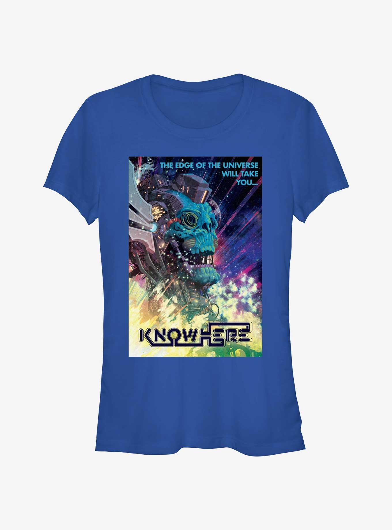 Marvel Avengers Knowhere Quote Girls T-Shirt, ROYAL, hi-res