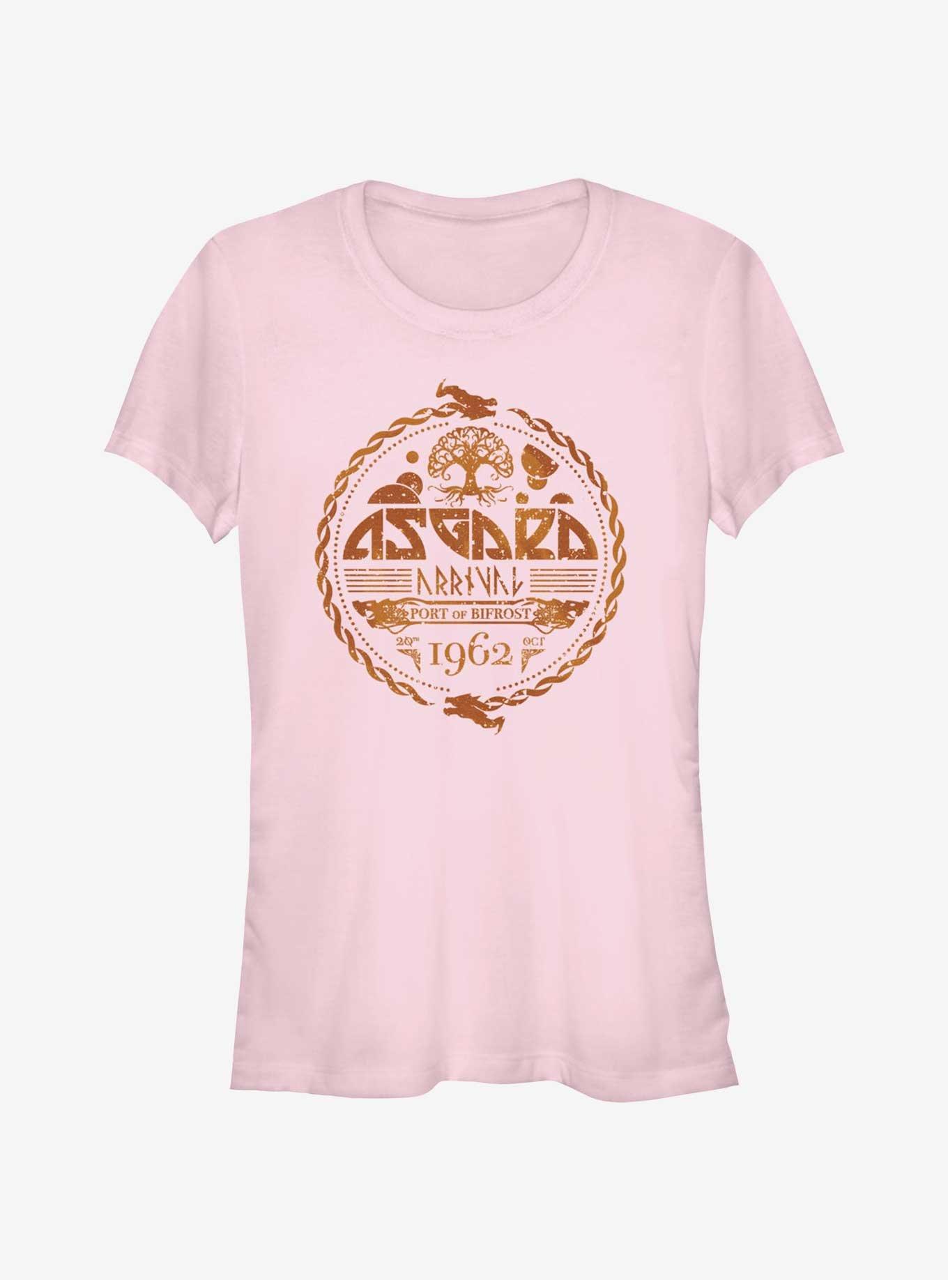 Marvel Avengers Asgard Arrival Port Girls T-Shirt, LIGHT PINK, hi-res