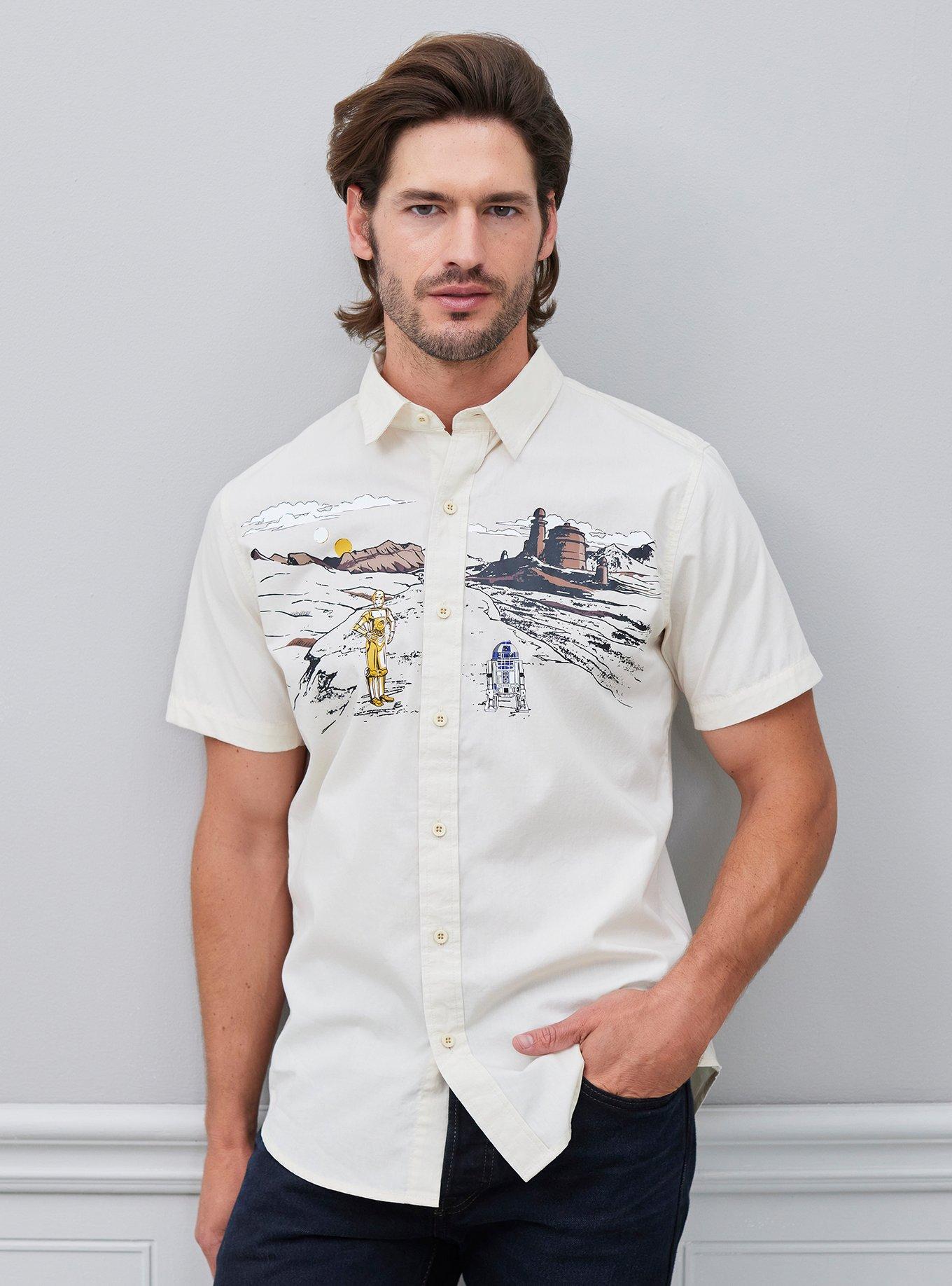 Our Universe Star Wars Droids Tatooine Woven Button-Up Our Universe Exclusive