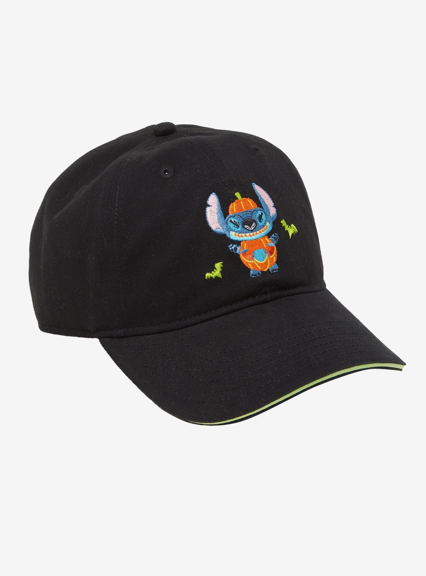 Disney Lilo & Stitch Pumpkin Stitch Ball Cap &mdash; BoxLunch Exclusive, , hi-res