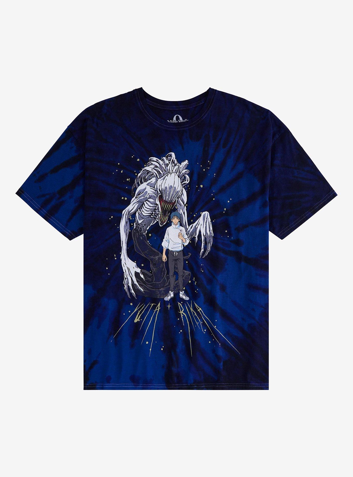 Jujutsu Kaisen 0 Yuta & Rika Tie-Dye T-Shirt, MULTI, hi-res