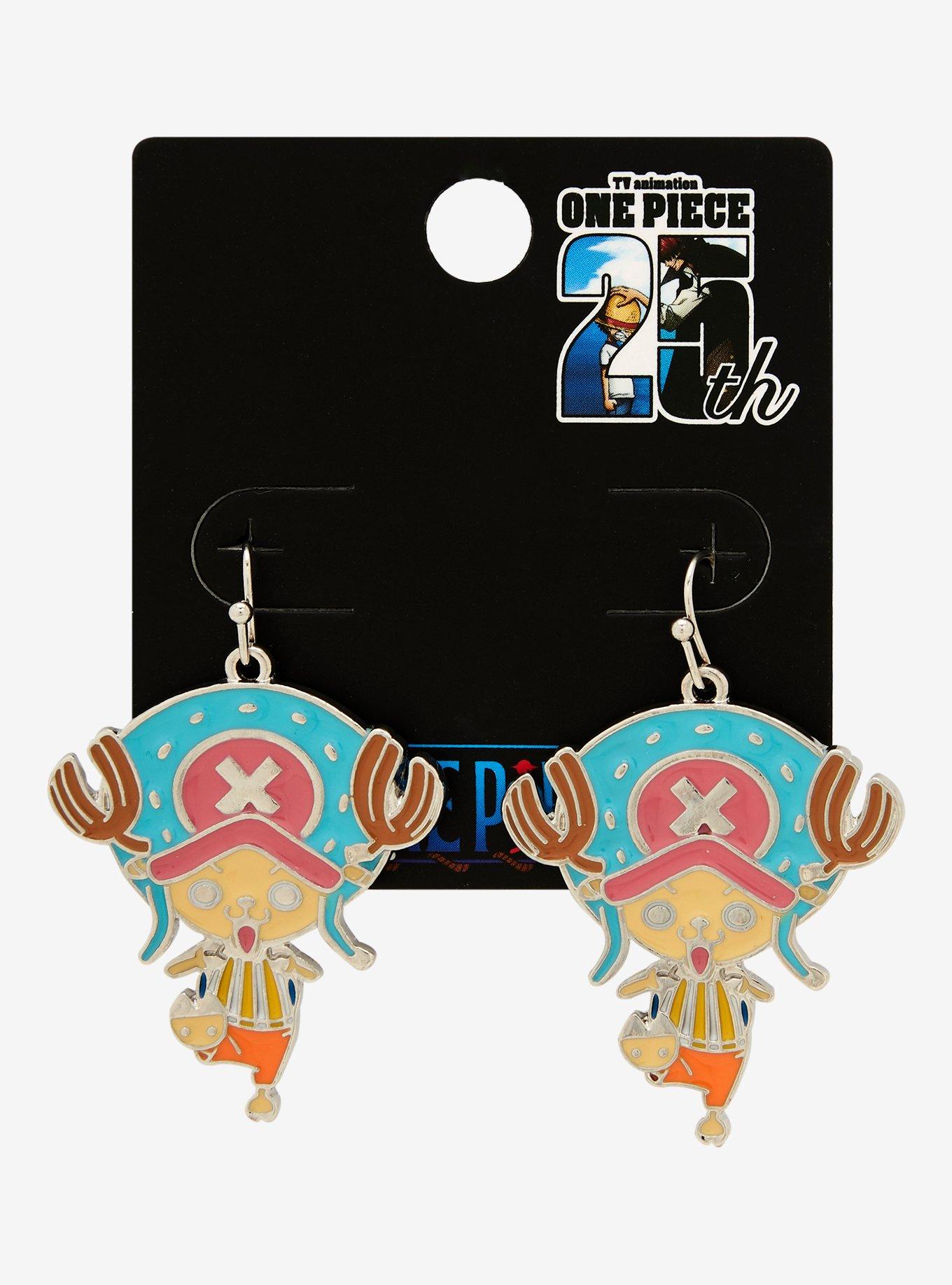 One Piece Chopper Figural Hook Earrings - BoxLunch Exclusive, , hi-res